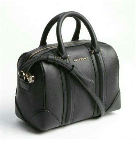 givenchy black leather mini duffle bag|givenchy leather purses.